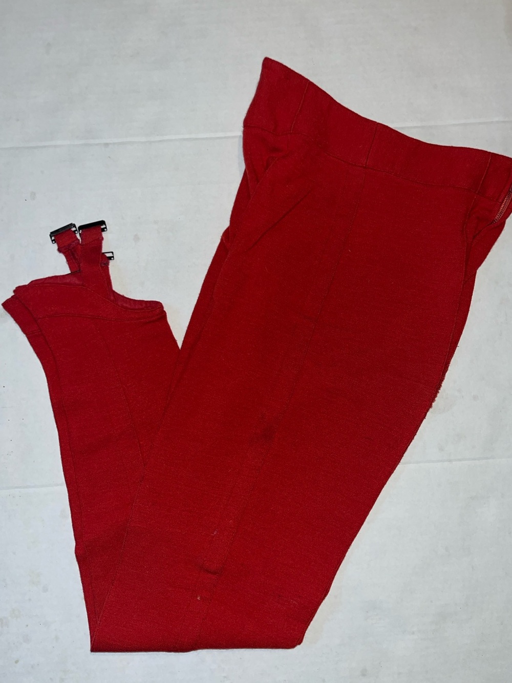 Vintage Thierry Mugler Red High-Waist Stirrup Pants – Anna Bayle Archives 6071